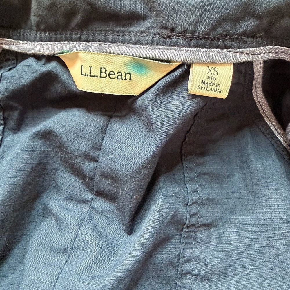 L.L. Bean BeanFlex Utility Outdoor Jacket- Women's XS Navy Drawcord Waist/Cotton - Picture 11 of 16